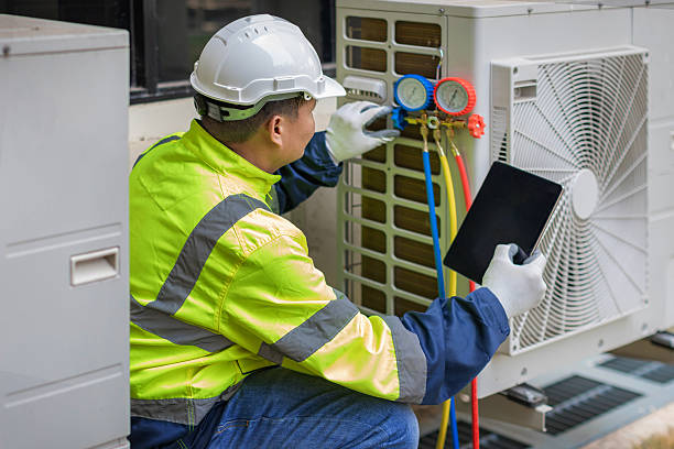 Professional Emergency Hvac technician working in Wagontown, PA
